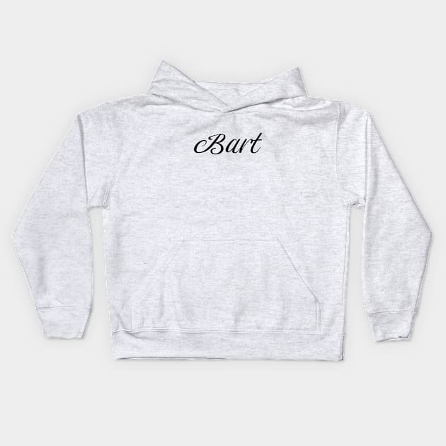 Name Bart Kids Hoodie by gulden